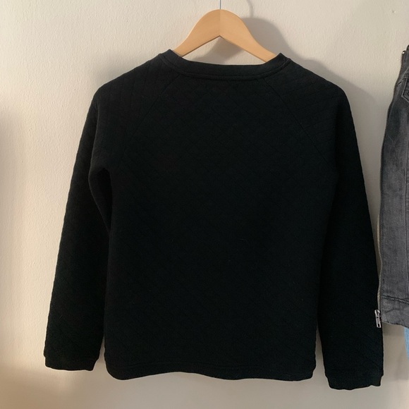 Lafayette Collection // Black Quilted Pullover - Picture 10 of 10